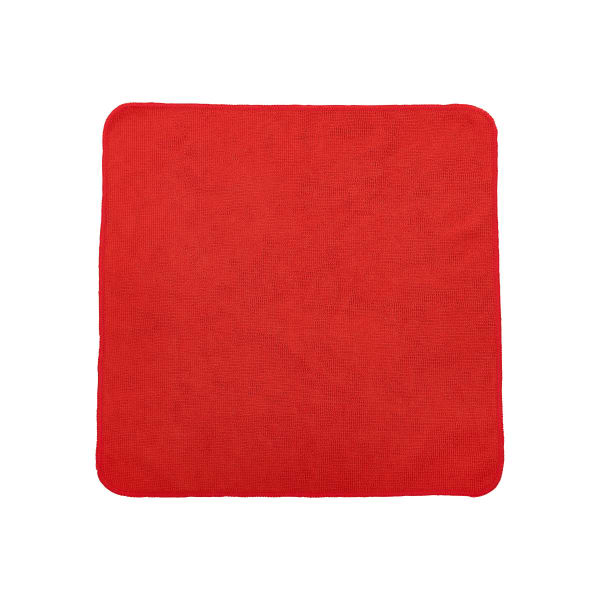 Rubbermaid Commercial Products HYGEN r-40 Recycled Microfiber Cloth, 16in X 16in, Red, 24-Pack