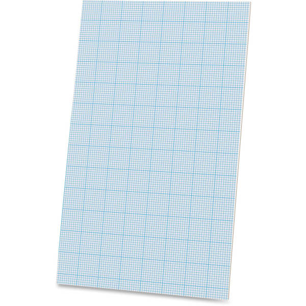 Ampad Cross-Section Quadrille Pads, 40 Sheets, 8 1/2in x 14in, White