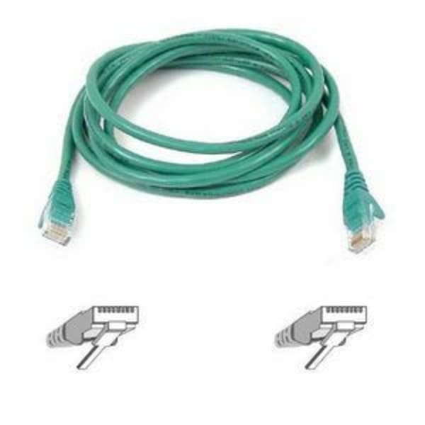 Belkin Cat6 Patch Cable - RJ-45 Male Network - RJ-45 Male Network - 7ft - Green
