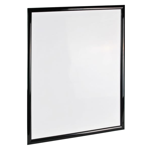 Azar Displays Wall Snap Poster Frame Plastic Vertical/Horizontal Sign Holder, 28inH x 22inW x 3/4inD, Black