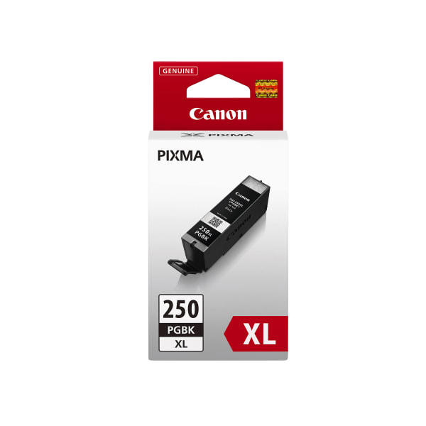 Canon PGI-250XL Black High-Yield Ink Tanks, Pack Of 2, 6432B001