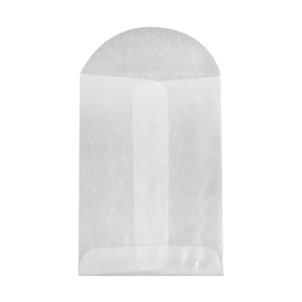 LUX Open-End Envelopes, 2 3/4in x 3 3/4in, Flap Closure, Glassine, Pack Of 250