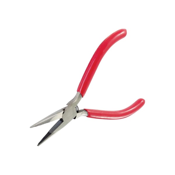 C2G 4.5in Long Nose Pliers - Red - Plastic - 0.13 lb - TAA Compliant