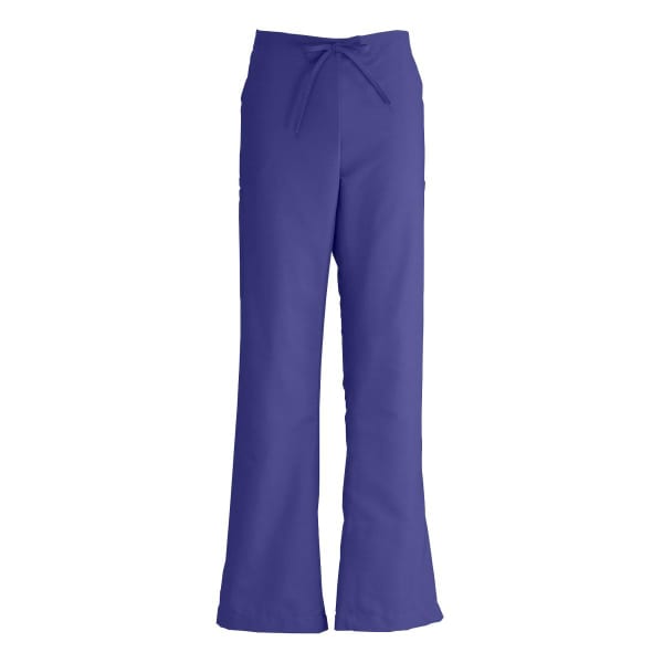 Medline ComfortEase Polyester/Cotton Modern Fit Ladies Tall Cargo Scrub Pants, Medium, Purple