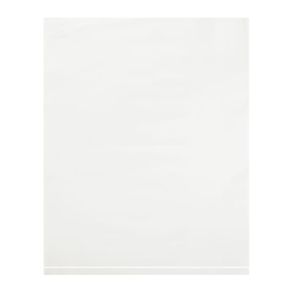 Partners Brand 2 Mil Colored Flat Poly Bags, 8in x 10in, White, Case Of 1000