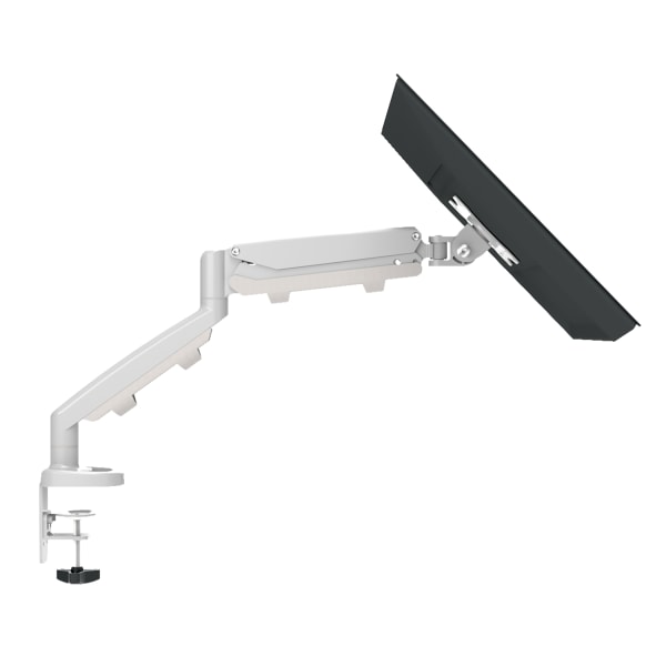 Fellowes Eppa Adjustable Single Monitor Arm For Monitors Up To 17.6 Lb, BIMA, Silver