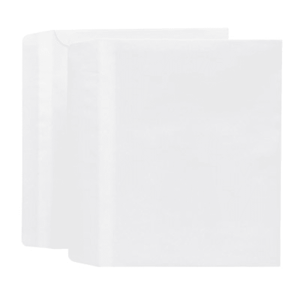 Quality Park Booklet Envelopes, 9in x 12in, White, Box Of 100