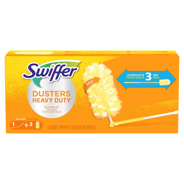 Swiffer 360 deg. Dusters Extender Kit, White