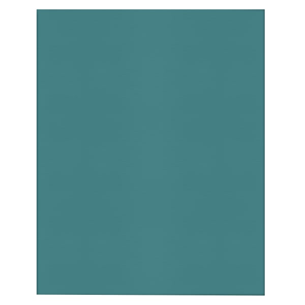 Office Depot Brand 2-Pocket Textured Paper Folders, Teal, Pack Of 10