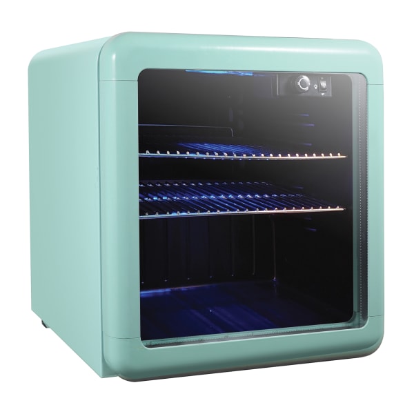 Magic Chef 1.7 Cu. Ft. Retro Beverage Cooler, 19-5/16inH x 17-1/2inW x 19inD, Green