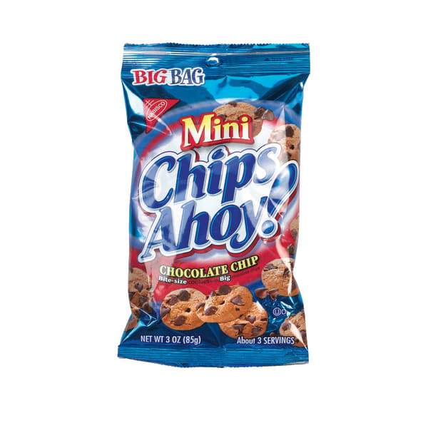 Chips Ahoy! Mini Cookies, 3 Oz, Pack Of 12
