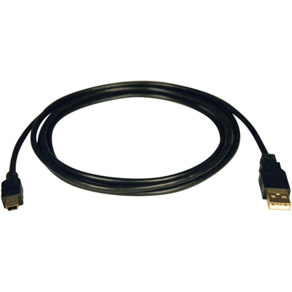 Eaton Tripp Lite Series USB 2.0 A to Mini-B Cable (A to 5Pin Mini-B M/M), 6 ft. (1.83 m) - USB cable - USB (M) to mini-USB Type B (M) - USB 2.0 - 6 ft - molded - black