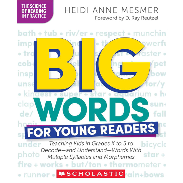 Scholastic Teaching Solutions Big Words For Young Readers Professional Book