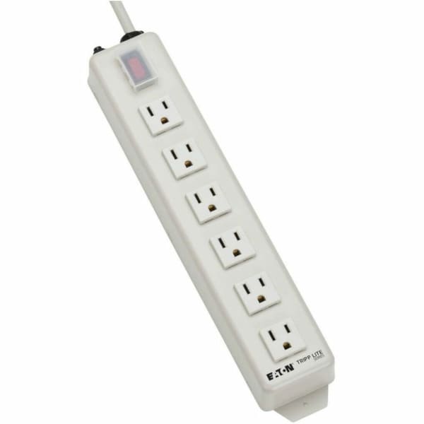 Eaton Tripp Lite Series Power Strip 120V 5-15R 6 Outlet Metal 15ft Cord 5-15P - Power strip - 15 A - AC 120 V - TLM615NC