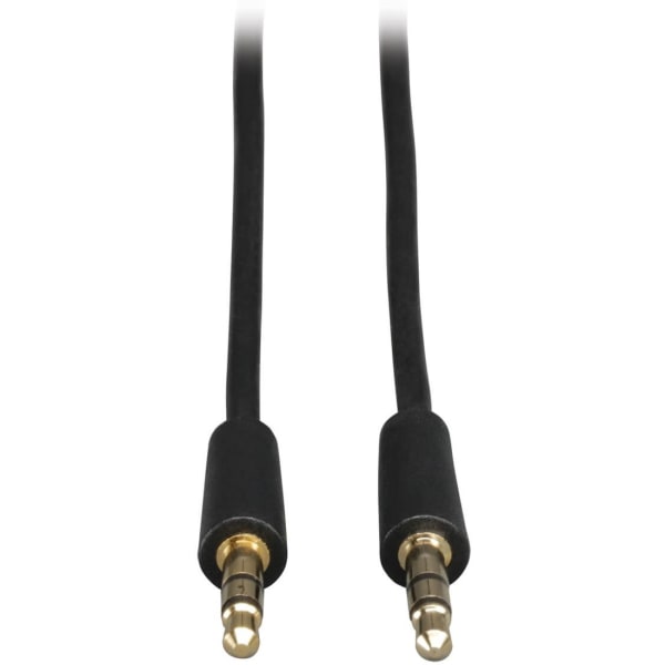 Eaton Tripp Lite Series 3.5mm Mini Stereo Audio Cable for Microphones, Speakers and Headphones (M/M), 50 ft. (15.24 m) - Audio cable - mini-phone stereo 3.5 mm male to mini-phone stereo 3.5 mm male - 50 ft
