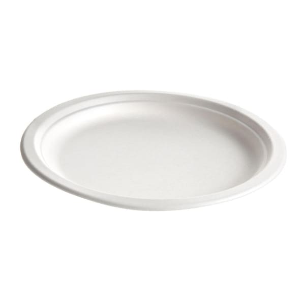 Medline Eco-Conscious Paper Plates, 9in, White, Case Of 125