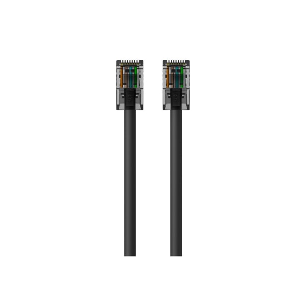 Belkin High Performance - Patch cable - RJ-45 (M) to RJ-45 (M) - 7 ft - UTP - CAT 6 - molded - black