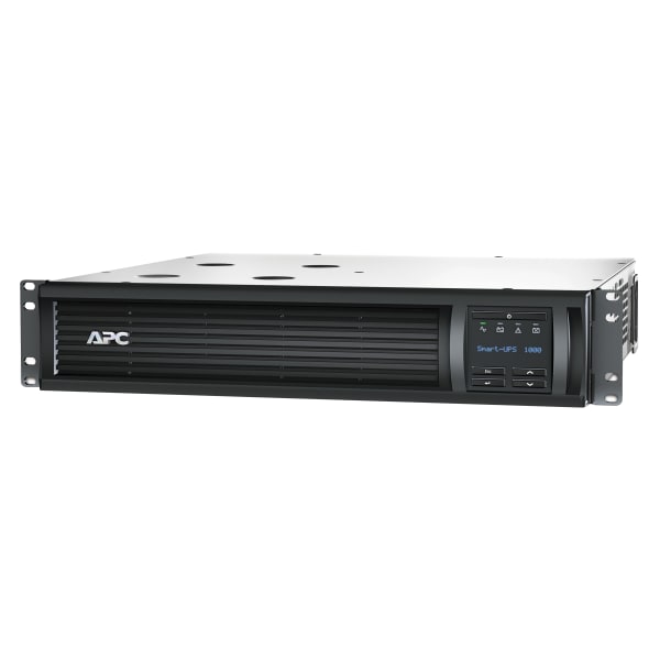 APC Smart-UPS 6-Outlet Rack-Mount Uninterruptible Power Supply, 1,000VA/700 Watts, SMT1000RM2UC