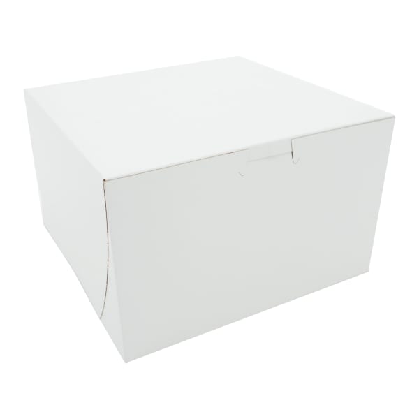 Southern Champion Bakery Box, Locking Corners, 8X8X5, White, 100/Case