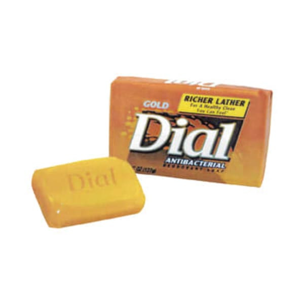 Dial Antibacterial Bar Soap - 2.50 oz - Bacteria Remover - Hand, Skin - Antibacterial - White - Rich Lather, Deodorize - 200 / Carton