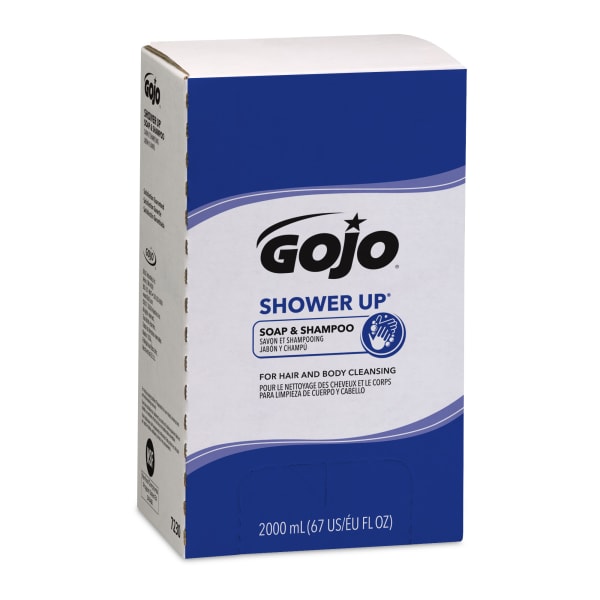 GOJO SHOWER UP Soap & Shampoo, 2,000 mL, Case Of 4