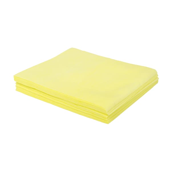 Hospeco TaskBrand DSM Flat Dusters, 9-3/4inH x 18-5/8inD, 500 Sheets Per Case, Yellow, Pack Of 50 Cases