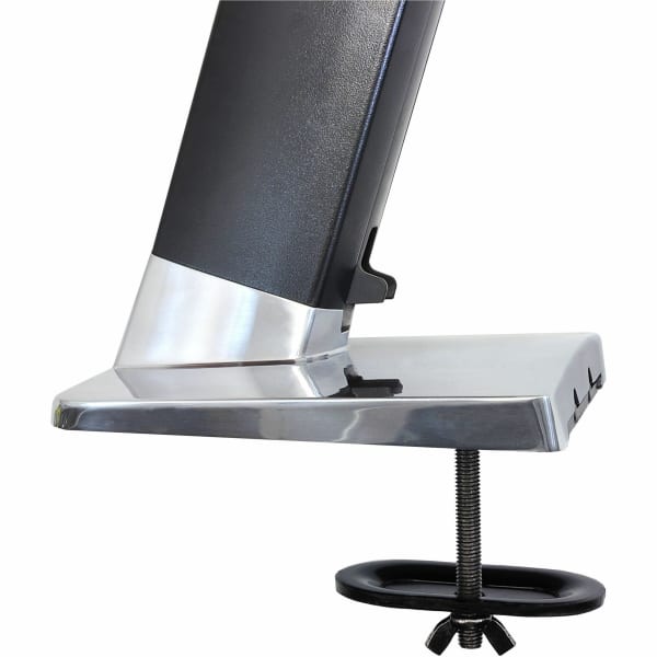 Ergotron Grommet Mount for Workstation - Polished Aluminum, Black - Steel