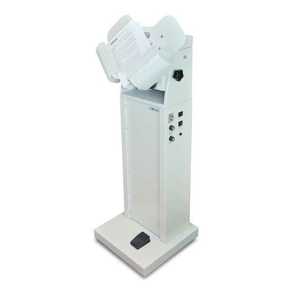 Formax FD 404A1 Single Bin Paper Jogger With Variable Air Pressure Control, 54inH x 21inW x 18inD