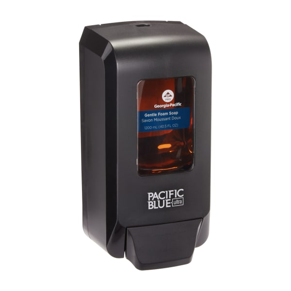 Pacific Blue Ultra by GP Pro Manual Soap Dispenser, 12 1/8inH x 6 3/16inW x 5 1/16inD, Black