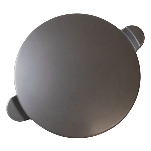 Old Stone Glazed Cordierite Pizza Stone With Handles, 13in, Gray