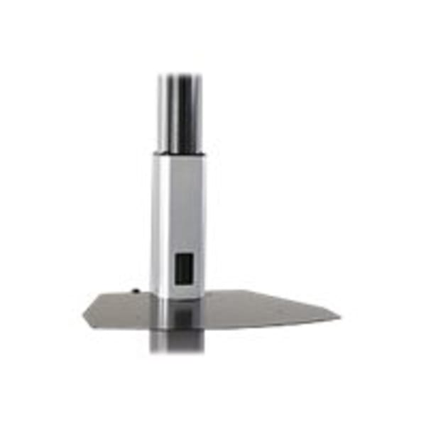 Chief Height Adjustable Shelf - For AV Components - Black - Mounting component (accessory shelf, strap) - black - for Chief MF1, MFCUB, MFCUB700; MFC Series MFCUS700; Universal Flat Panel Floor Stand MF1U