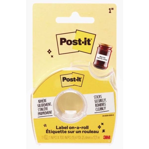 Post-it Notes Cover-Up And Labeling Tape, 6-Line Width x 700in