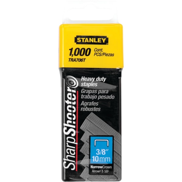 Bostitch SharpShooter Heavy Duty Staples, 3/8in, Box Of 1,000