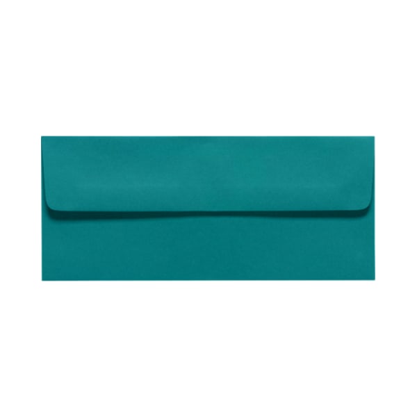 LUX #10 Envelopes, Peel & Press Closure, Teal, Pack Of 50