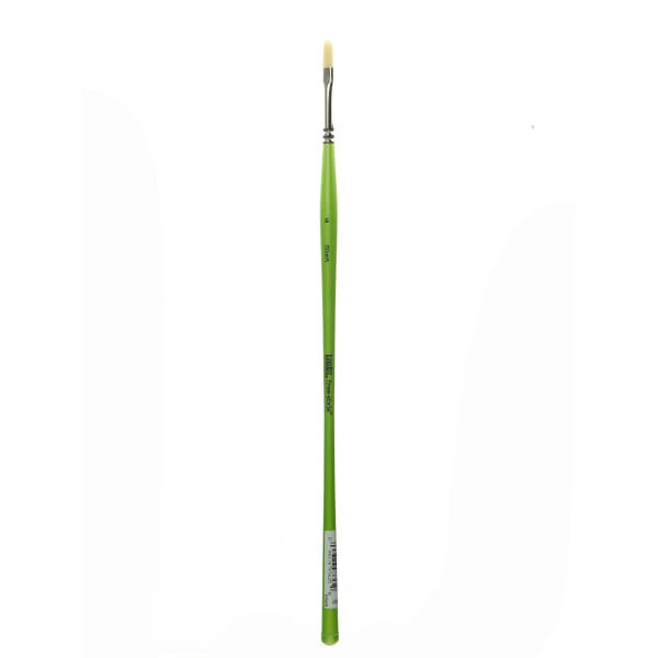 Liquitex Free-Style Detail Paint Brush, Synthetic, Size 2, Filbert Bristle, Green