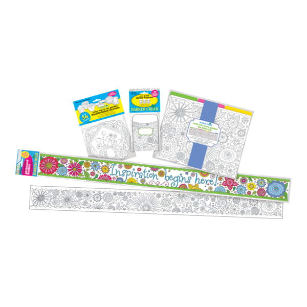 Barker Creek Classroom Decor Set, Color Me! In my Garden