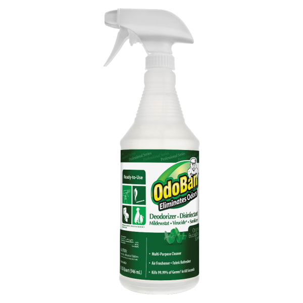 OdoBan Multi-Purpose Deodorizer & Disinfectant Spray, Eucalyptus Scent, 32 Oz Bottle