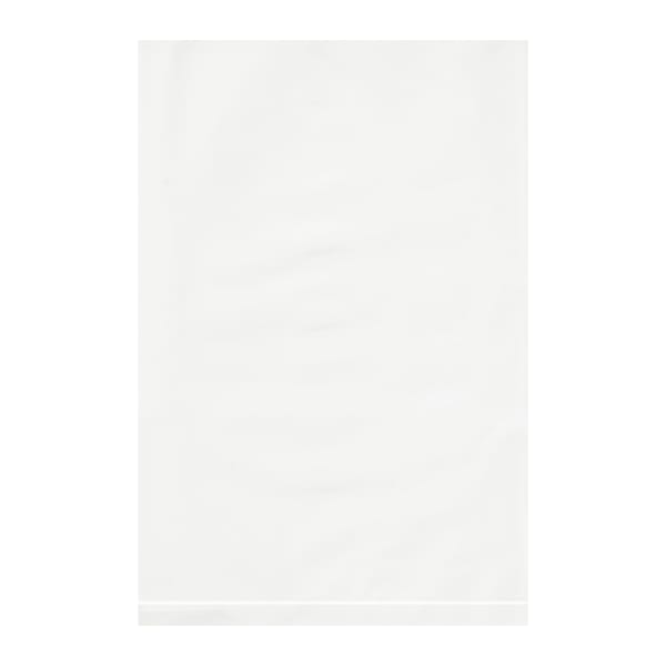 Partners Brand 2 Mil Colored Flat Poly Bags, 6in x 9in, White, Case Of 1000