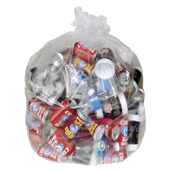 Pitt Plastics Industrial Quality 2-mil Can Liners, 60 Gallons, 38in x 60in, Clear, Pack Of 100