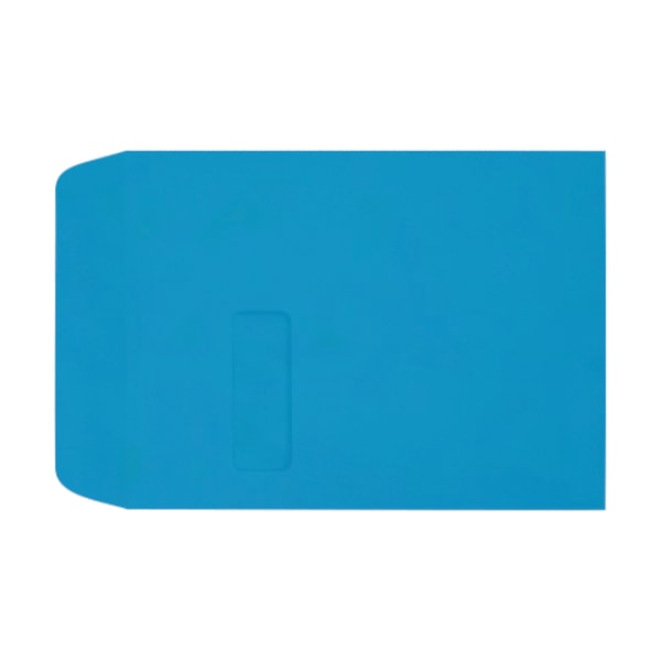 LUX #9 1/2 Open-End Window Envelopes, Top Left Window, Self-Adhesive, Pool, Pack Of 50