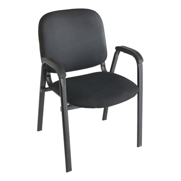 Realspace Stacking Guest Office Chair, Black