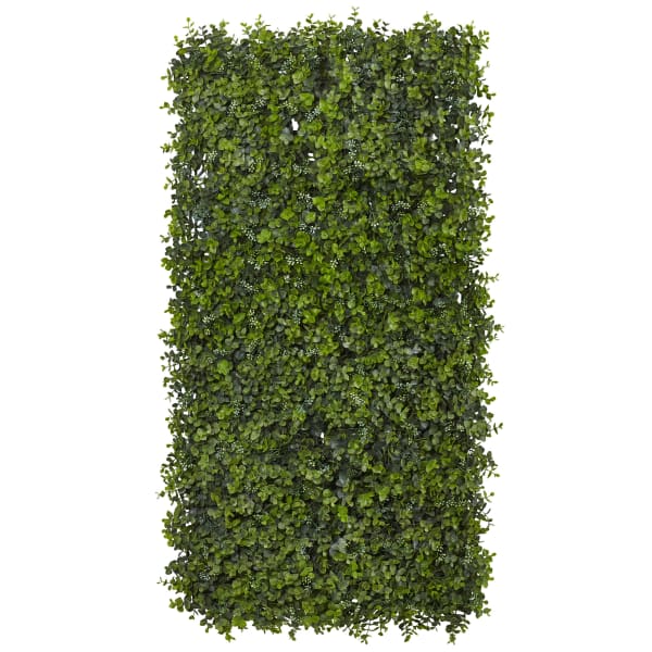 Nearly Natural 2-1/2in Artificial Eucalyptus Mats, Green, Set Of 8 Mats