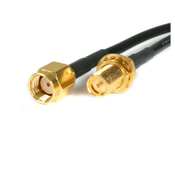 StarTech.com 10 ft RP-SMA to RP-SMA Wireless Antenna Adapter Cable - M/F - Extend the distance between your wireless antennas and your wireless devices