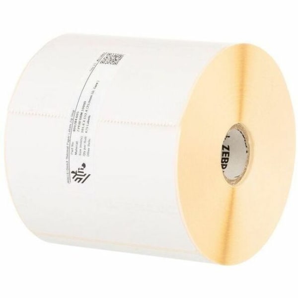 Zebra Label Paper, E62546, 2in x 1 1/4in Direct Thermal Zebra ZPerform 1000D, 3/4in Core