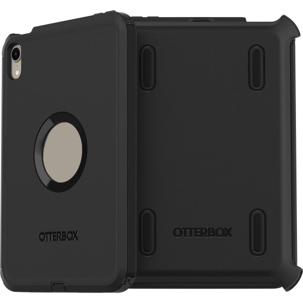 OtterBox Defender Carrying Case Holster For Apple iPad mini 6th Gen Tablet, Apple Pencil, Black