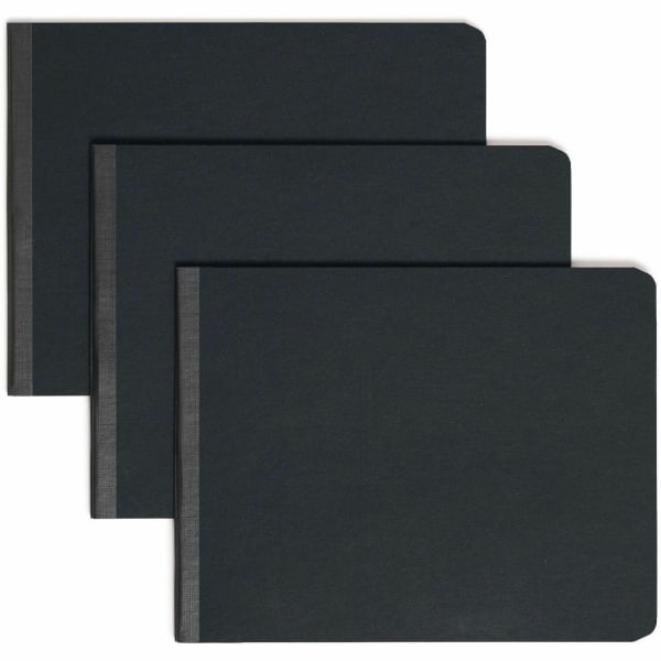 Smead Color Pressboard Binder Cover, 8 1/2in x 11in, 60% Recycled, Black
