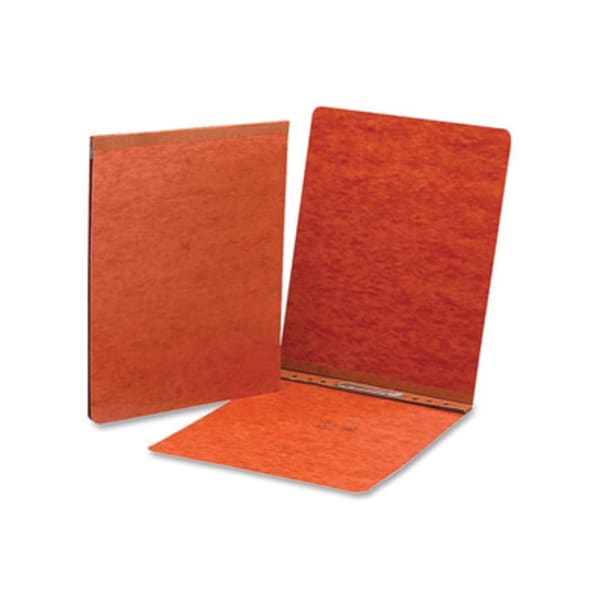 Smead Color Pressboard Binder Cover, 8 1/2in x 11in, 60% Recycled, Red