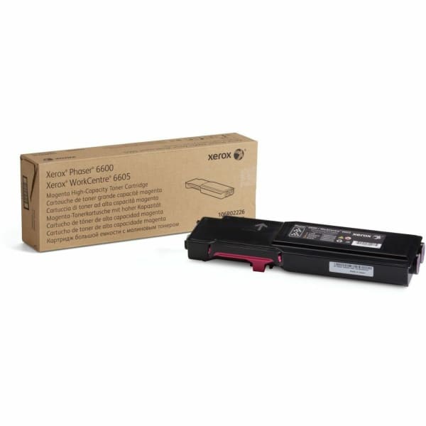 Xerox 6600 Magenta High Yield Toner Cartridge, 106R02226