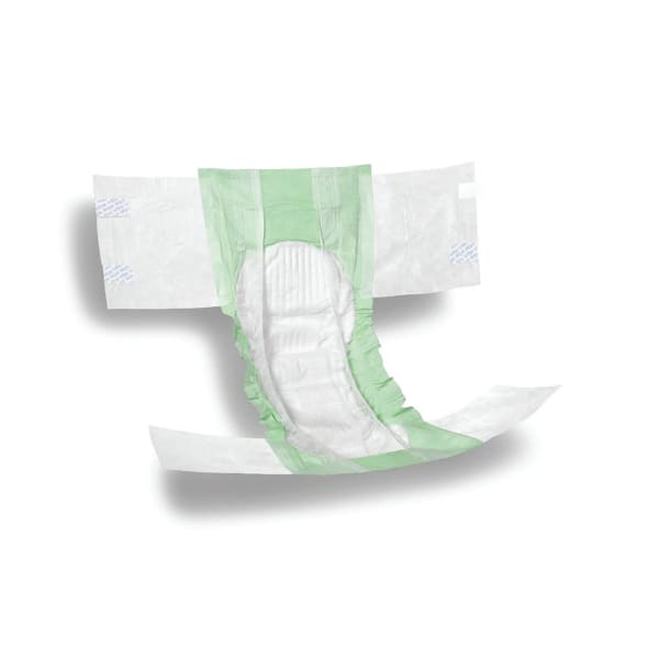 FitRight Ultra Briefs, XX-Large, 60 - 69in, Green, 20 Briefs Per Bag, Case Of 4 Bags