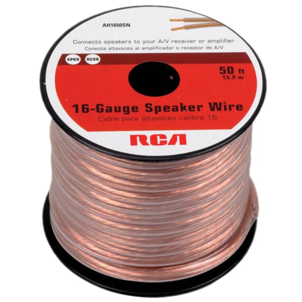 RCA 16-guage Speaker Wire, 50ft